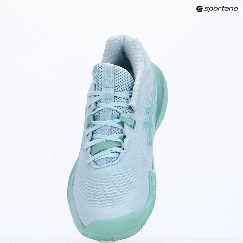 Кросівки тенісні жіночі ASICS Gel-Resolution X Clay light blue/oasis green 14