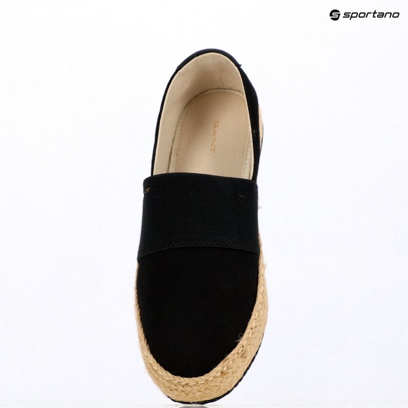Жіночі еспадрильї GANT Raffiaville black 16