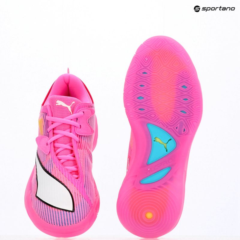 Кросівки баскетбольні PUMA All-Pro NITRO 2 Showtime poison pink/bright aqua/lime squeeze 17
