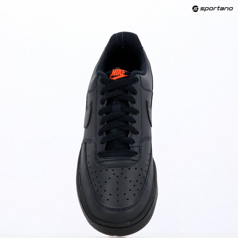 Взуття чоловіче Nike Court Vision Low Next Nature dark obsidian/picante red/dark obsidian 14