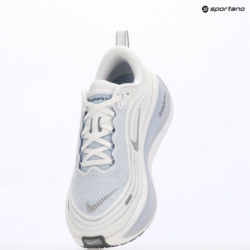 Кросівки для бігу чоловічі Nike Vomero Plus white/hydrogen blue/cool grey/grey fog 15