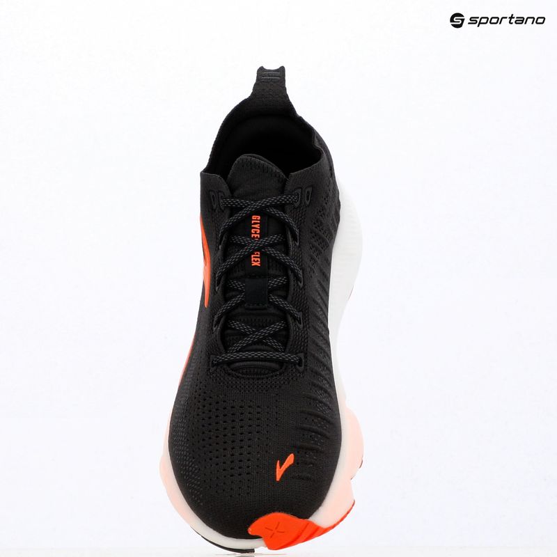 Кросівки для бігу чоловічі Brooks Glycerin Flex black/orange 15