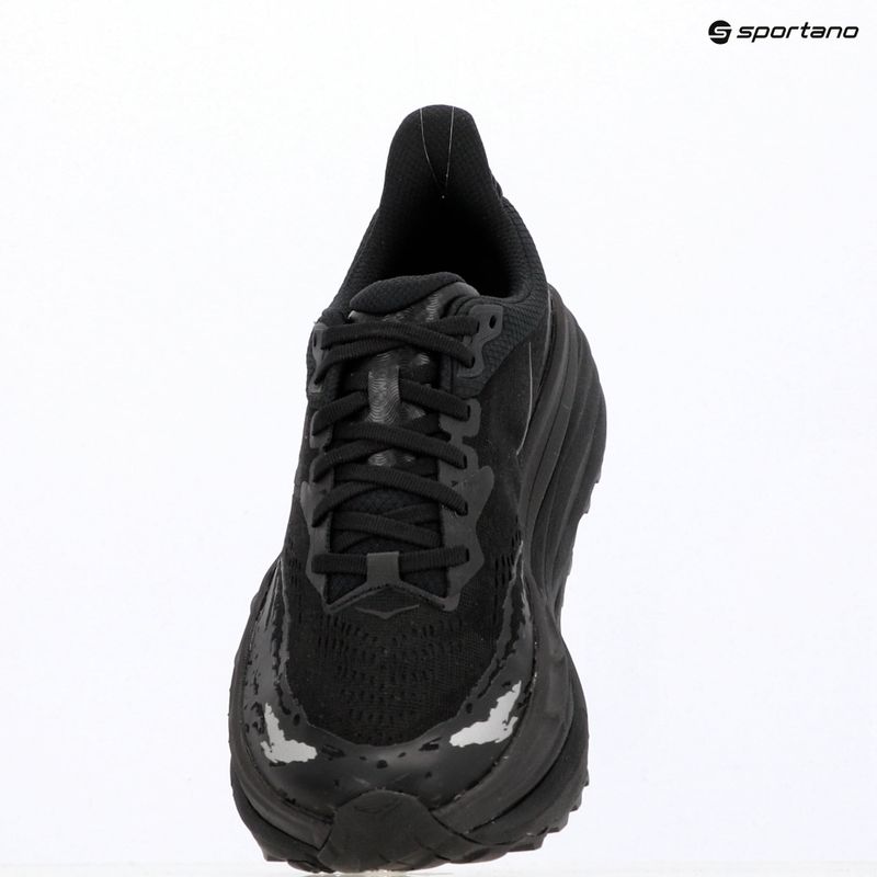 Кросівки для бігу чоловічі HOKA Stinson 7 black/black 17