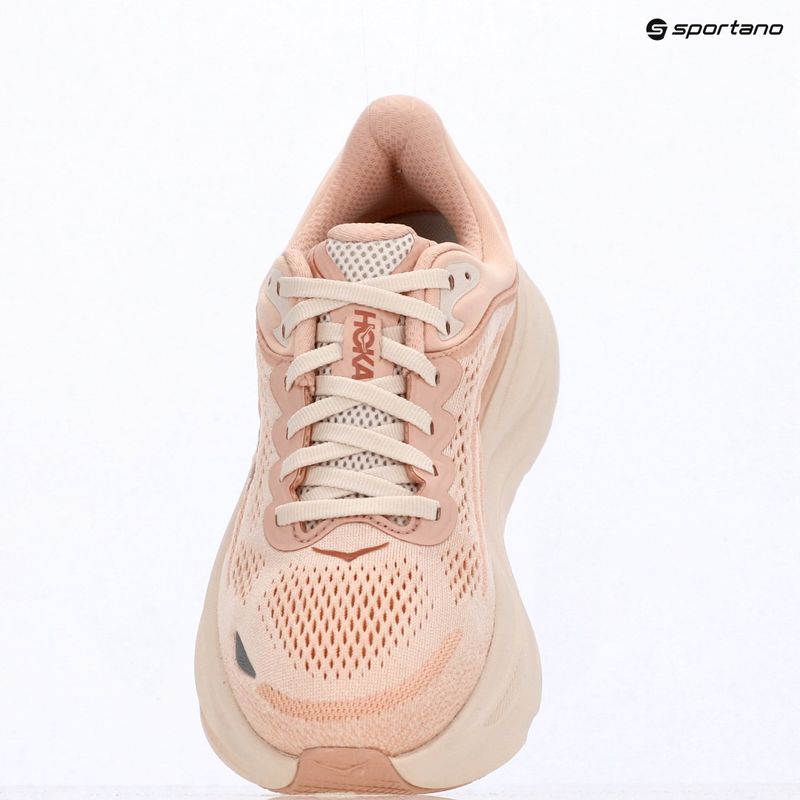Кросівки для бігу жіночі Hoka Bondi 9 rose latte/rose cream 18
