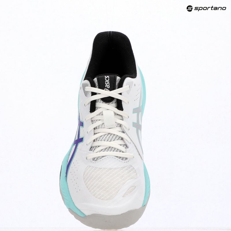 Кросівки волейбольні чоловічі ASICS Beyond FF 2 white/radiant amethyst 9
