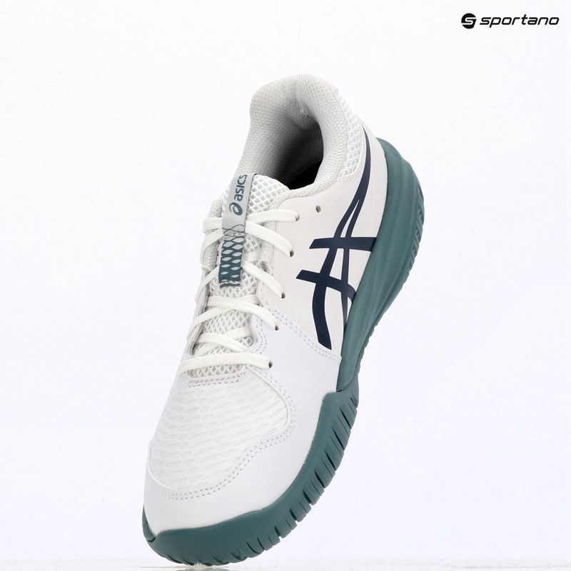 Кросівки тенісні дитячі ASICS Gel-Resolution X GS white/midnight 9