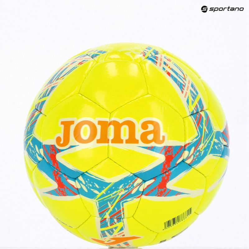 Футбольні м'ячі Joma Dali III жовті/бірюзові, розмір 5 7