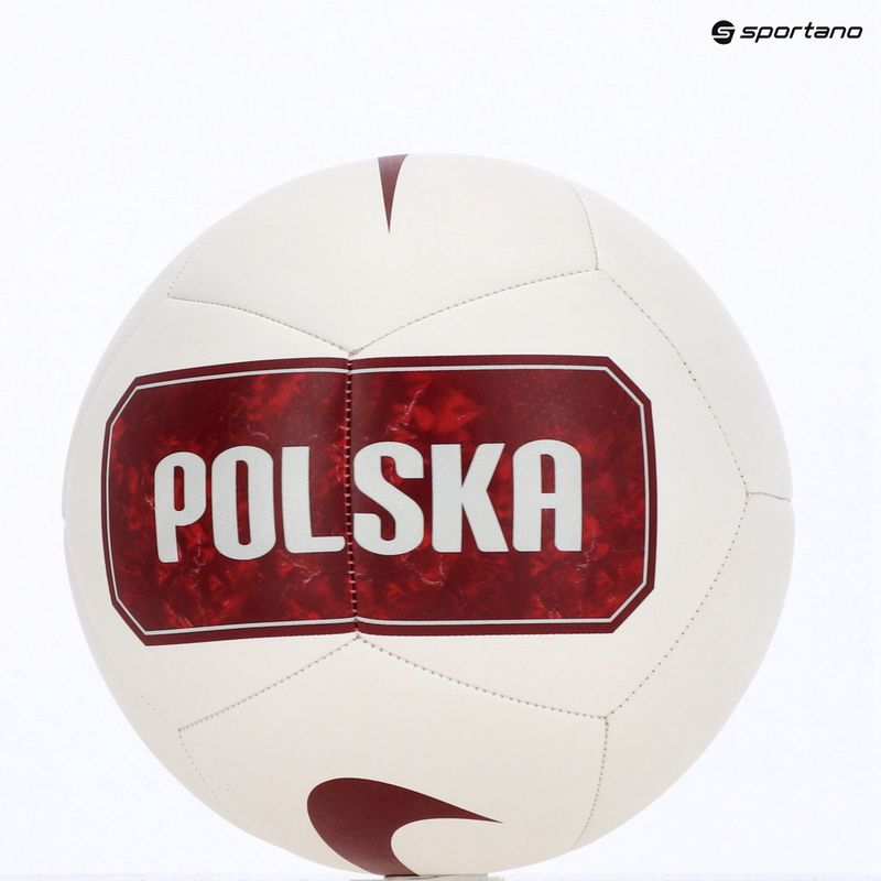 М'яч футбольний Nike Pitch Poland white size 5 5
