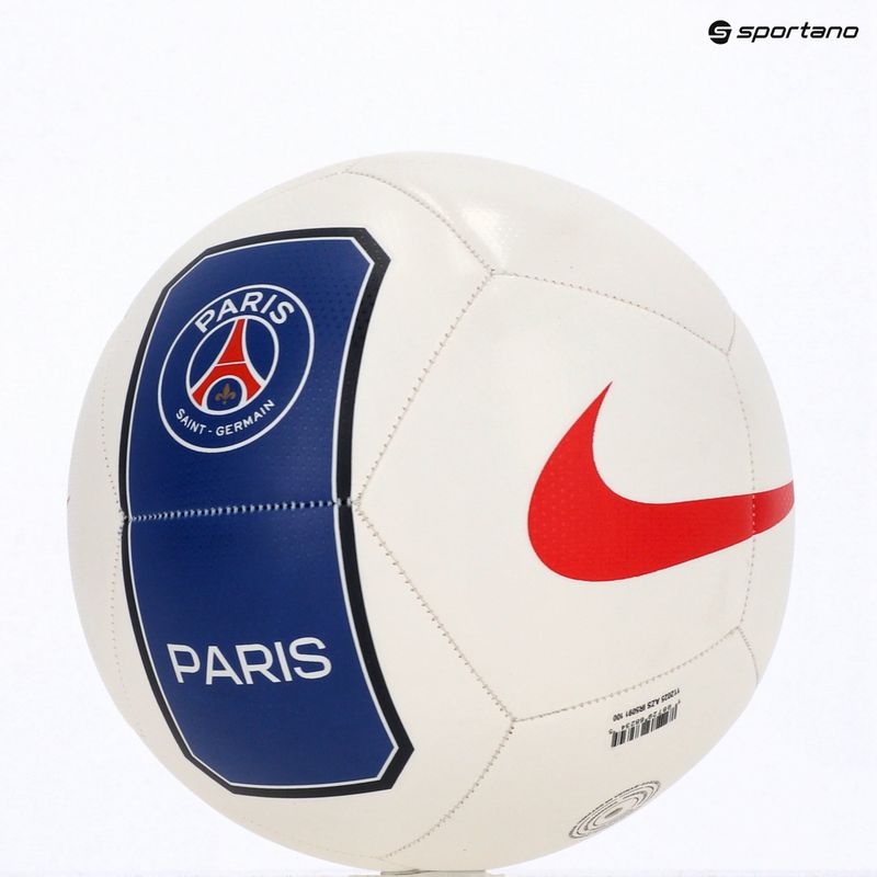 М'яч футбольний Nike Pitch Paris-Saint Germain white/old royal size 5 5