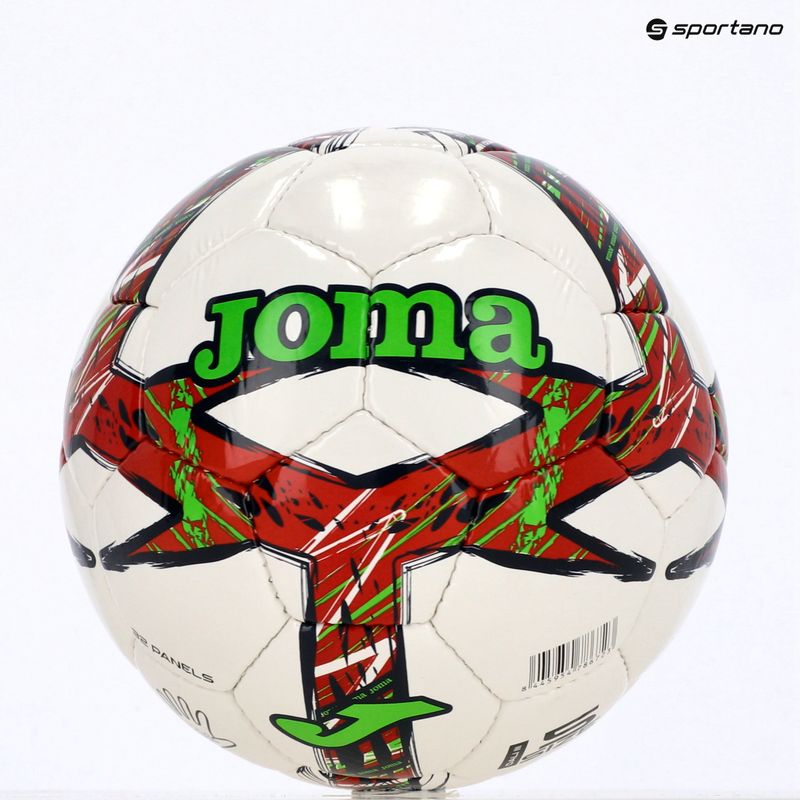 Футбольний м'яч Joma Dali III червоний/флор-зелений розмір 5 5