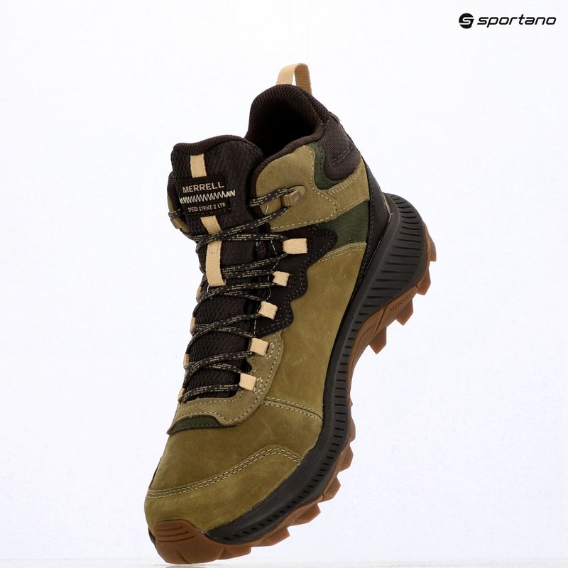 Взуття туристичне чоловіче Merrell Speed Strike 2 Leather Mid Khaki 9