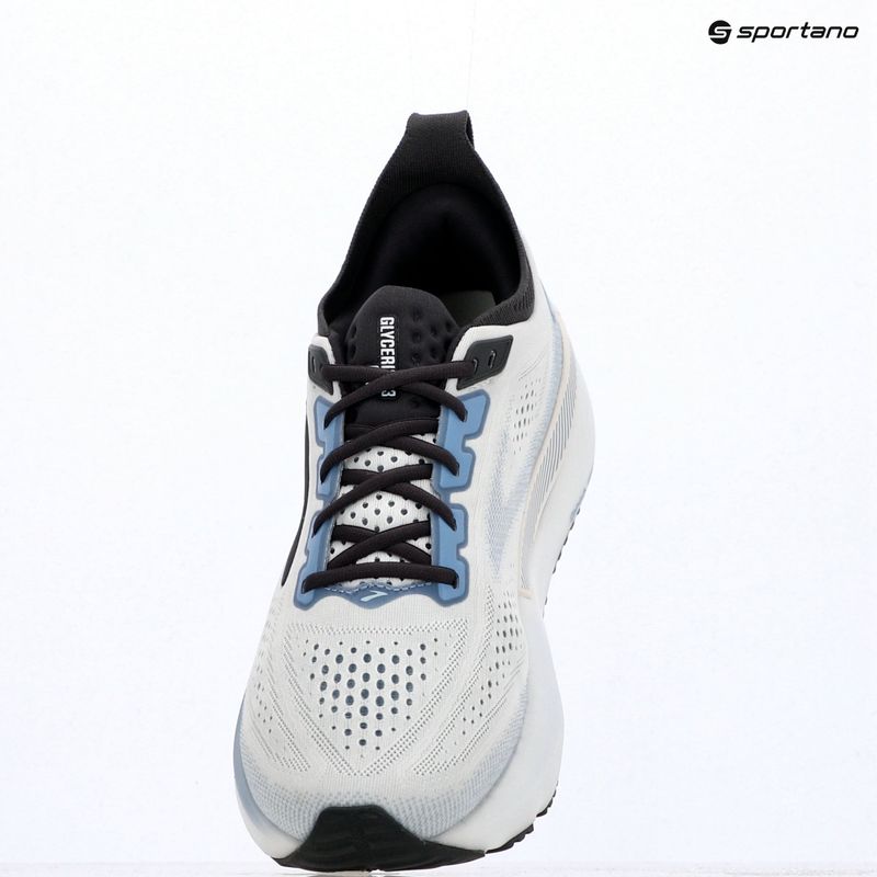 Кросівки для бігу чоловічі Brooks Glycerin GTS 23 white/rain/baltic sea 9