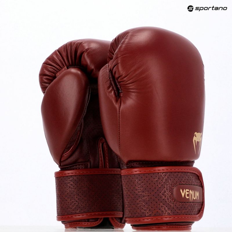 Рукавиці боксерські Venum Power 2.0 wine liees 8