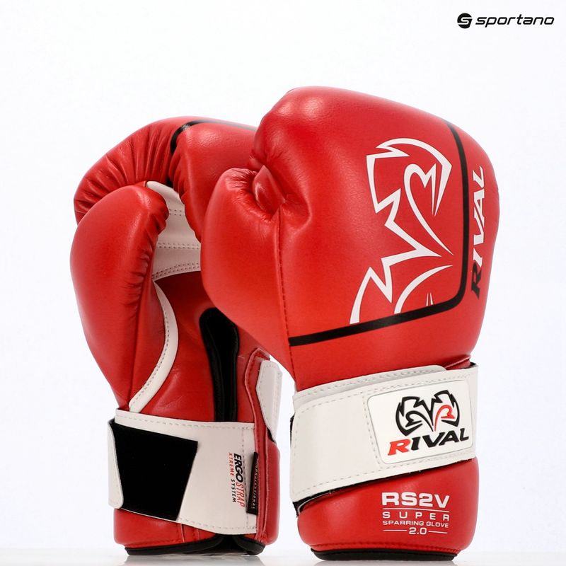 Рукавиці боксерські Rival Super Sparring 2.0 red 3