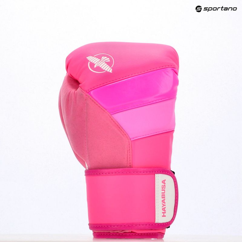 Рукавиці боксерські Hayabusa T3 Neon neon pink 8