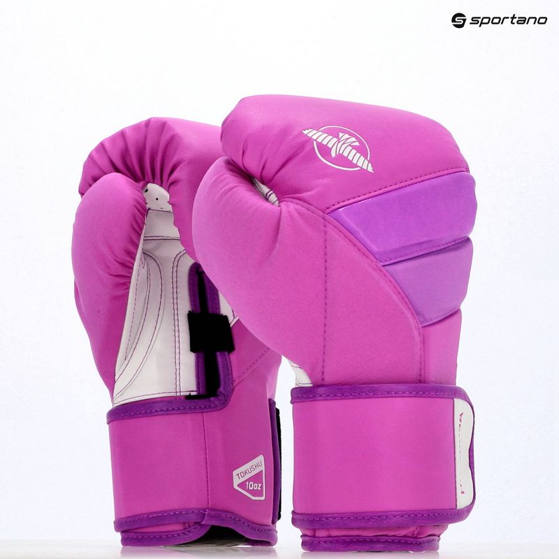 Рукавиці боксерські Hayabusa T3 Neon neon purple 8