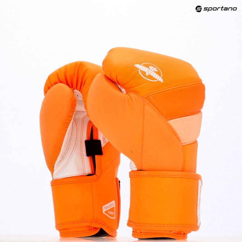 Рукавиці боксерські Hayabusa T3 Neon neon orange 8