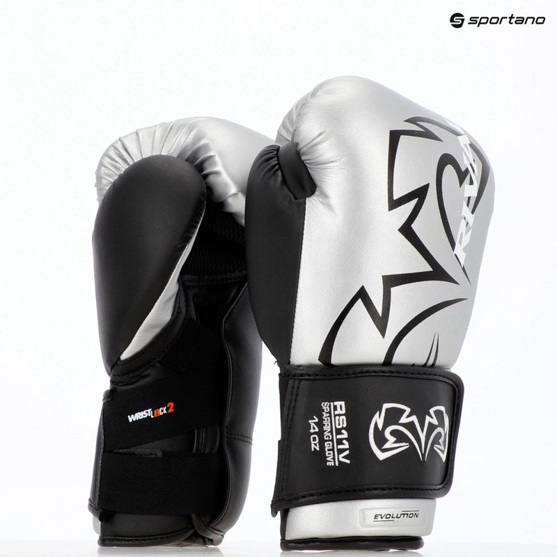 Рукавиці боксерські Rival RS11V Professional silver 5