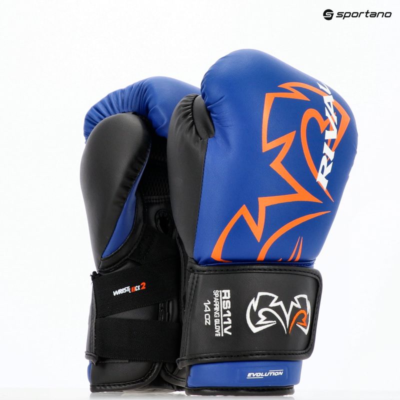 Рукавиці боксерські Rival RS11V Professional blue 9