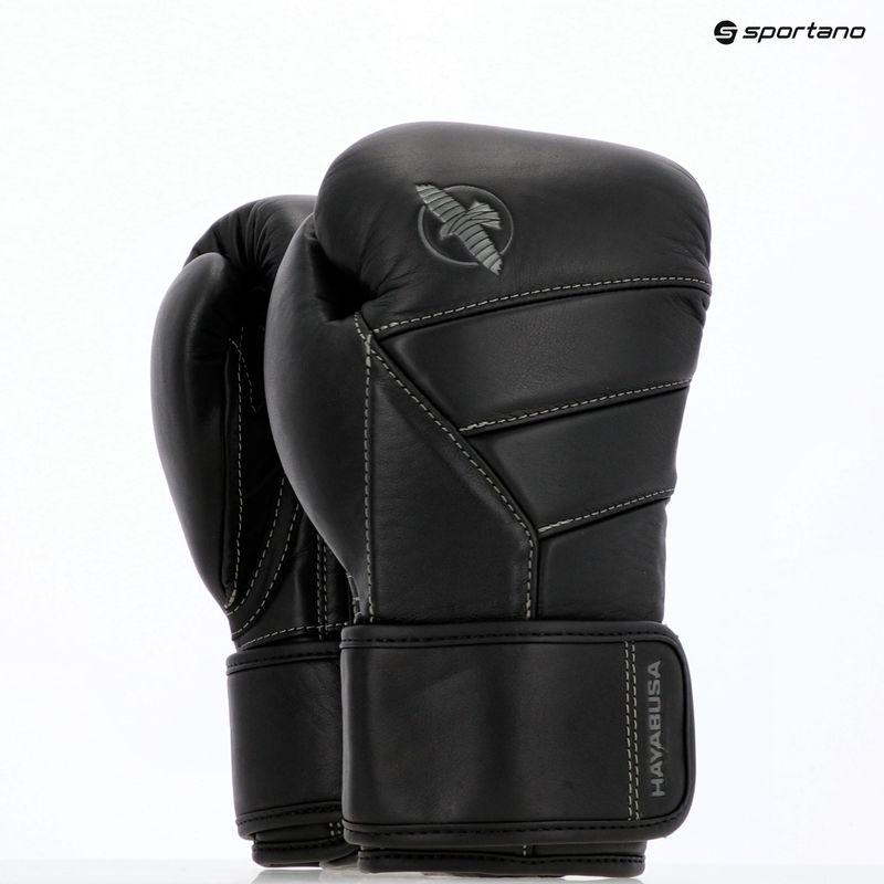 Рукавиці боксерські Hayabusa T3 Kanpeki jet black 13