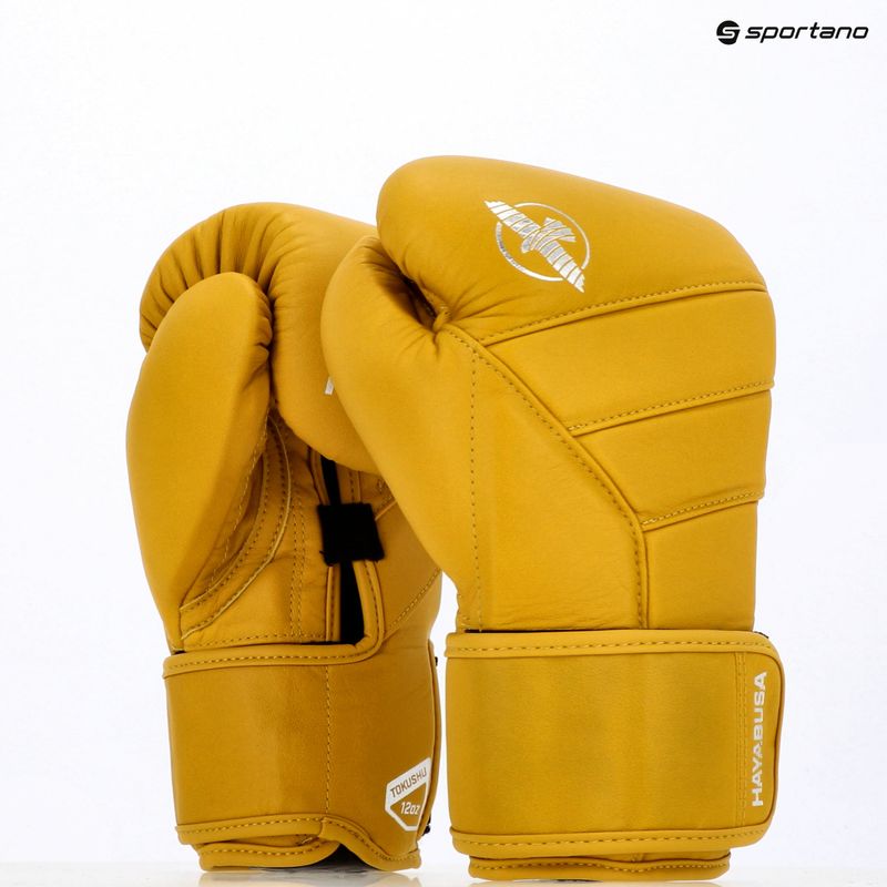 Рукавиці боксерські Hayabusa T3 Kanpeki tiger yellow 14
