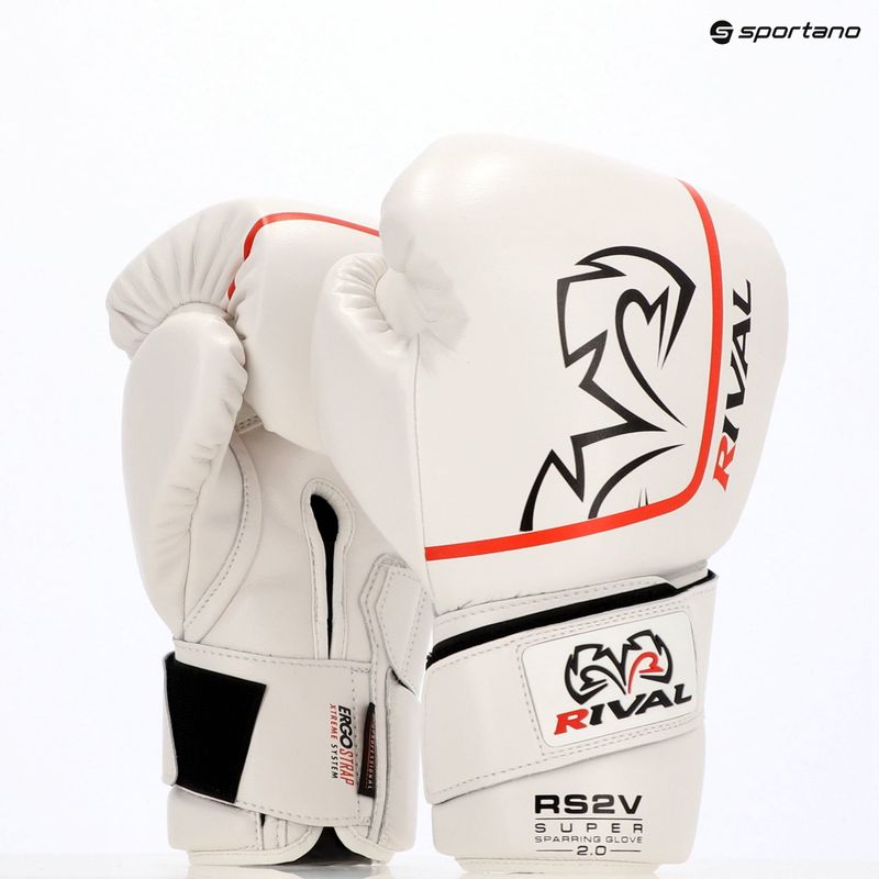 Рукавиці боксерські Rival Super Sparring 2.0 white 12