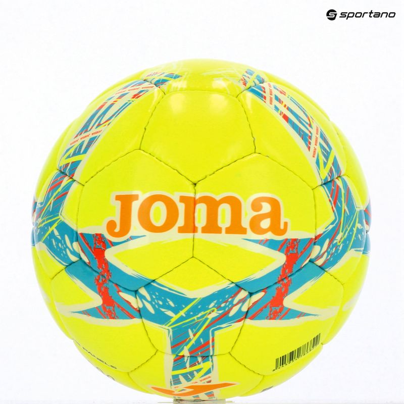 Футбольні м'ячі Joma Dali III жовті/бірюзові, розмір 4 5