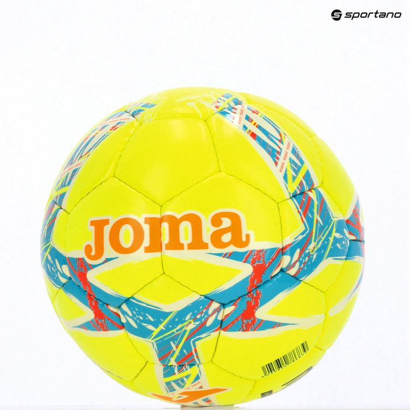 Футбольні м'ячі Joma Dali III жовті/бірюзові, розмір 3 5
