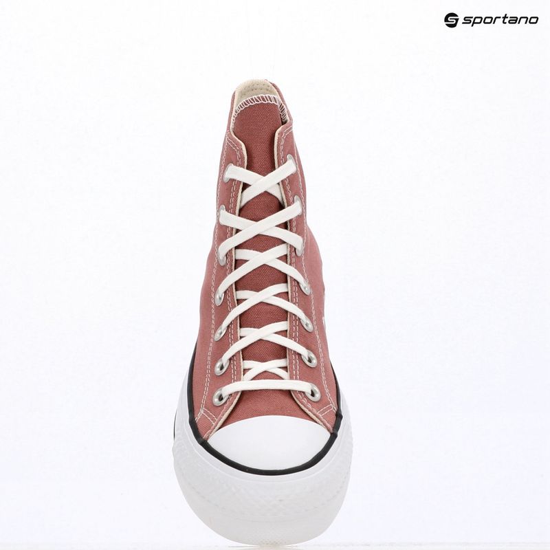 Кеди жіночі Converse Chuck Taylor All Star Lift Hi light saddle/natural ivory 9
