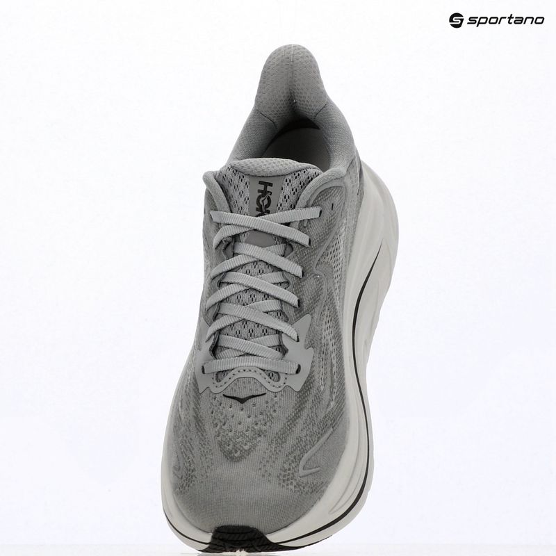 Кросівки для бігу чоловічі Hoka Clifton 10 galactic grey/asteroid 9