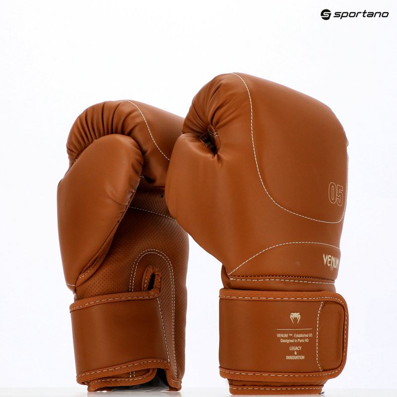 Рукавиці боксерські чоловічі Venum Impact Evo VENUM-05061-058 chocolate 6