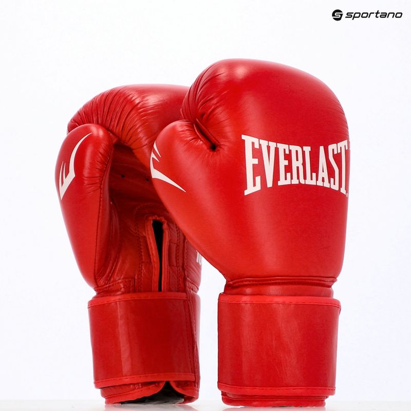 Рукавиці боксерські Everlast Amateur Competition H&L red 3