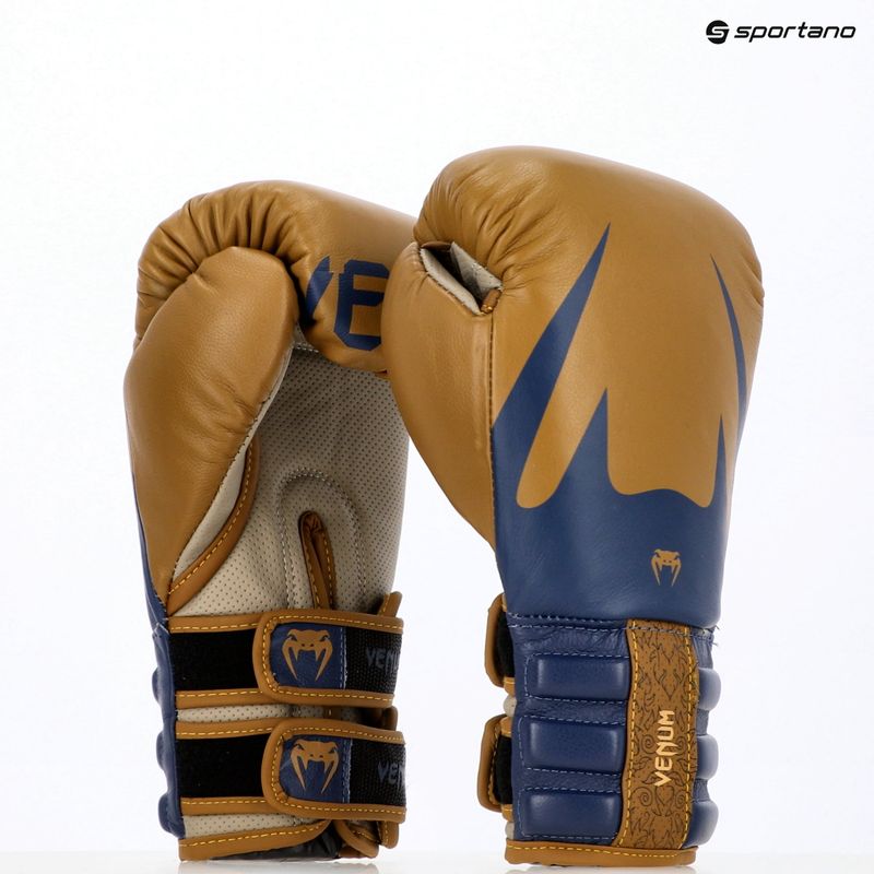 Рукавиці боксерські Venum Reverso Boxing emerald green/gold 7