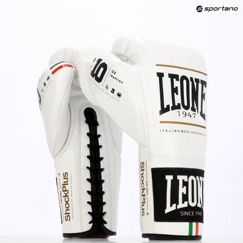 Рукавиці боксерські LEONE 1947 Shock Plus white 11