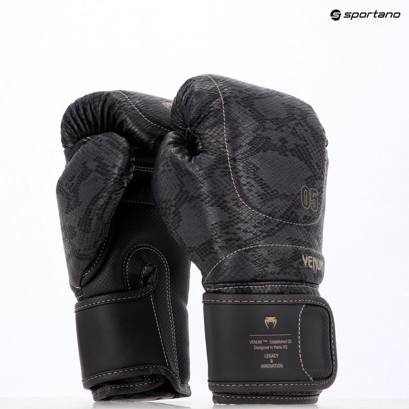 Рукавиці боксерські Venum Impact Evo Scales Boxing dark purple 6