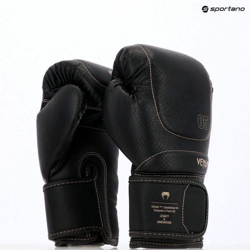 Рукавиці боксерські Venum Impact Evo Scales Boxing black 9