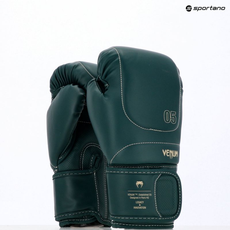 Рукавиці боксерські чоловічі Venum Impact Evo Boxing Gloves 16 OZ emerald green 7