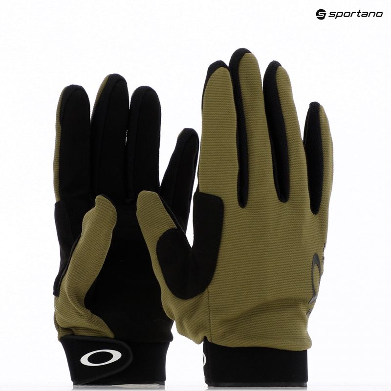 Рукавички велосипедні Oakley Seeker MTB army green 5