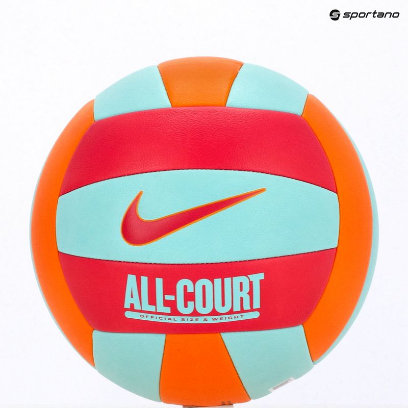 М'яч волейбольний Nike All Court Volleyball bright ceramic/bleached turq/rush pink розмір 5 6