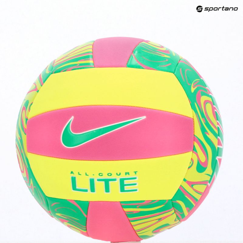 М'яч волейбольний Nike All Court Lite Volleyball hyper pink/volt/green shock розмір 5 3