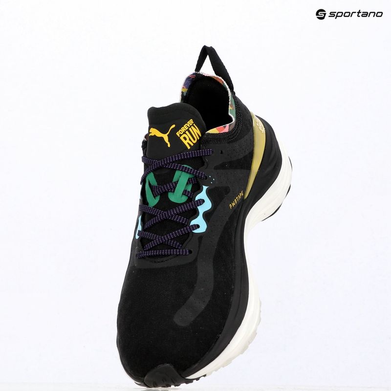 Кросівки для бігу жіночі Puma ForeverRun Nitro Love Marathon black/green/blue/orange/yellow/white 9