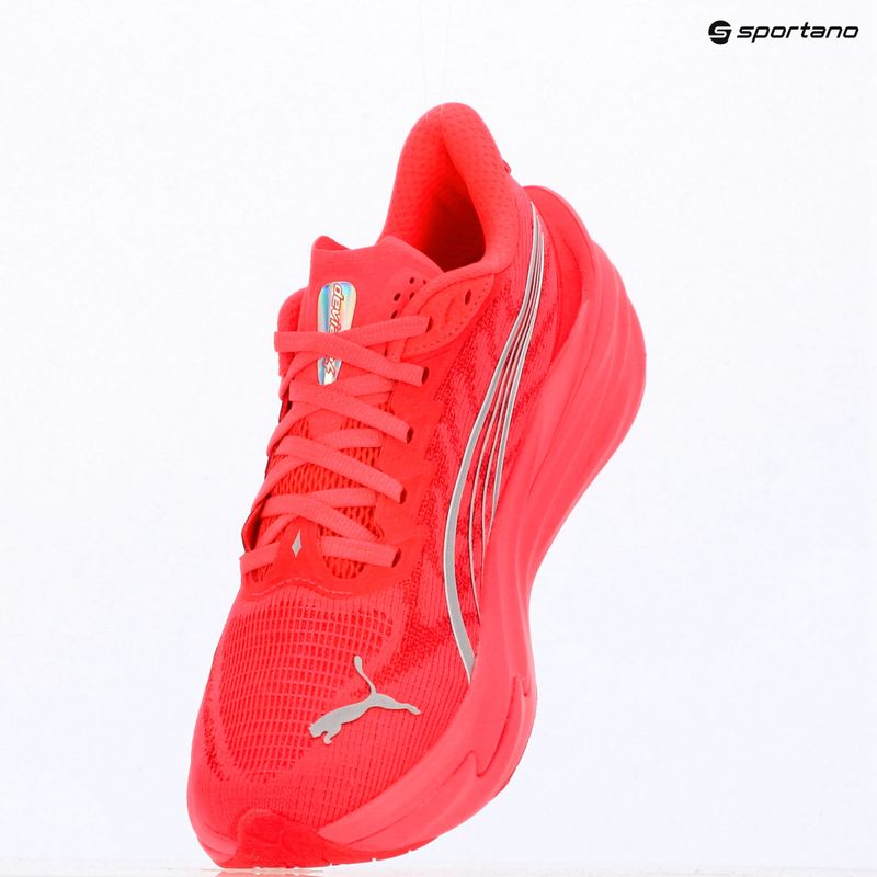 Кросівки для бігу жіночі PUMA Deviate Nitro 4 ultra red/puma silver 20