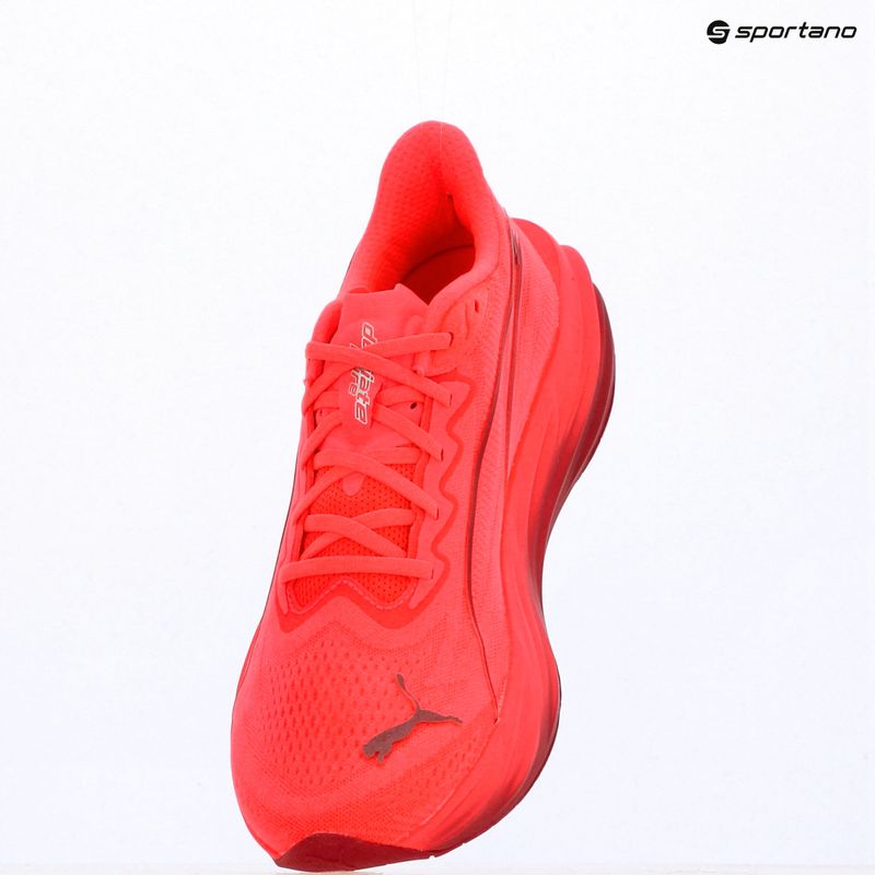 Кросівки для бігу чоловічі Puma Deviate Pure Nitro ultra red/red rhythm 9