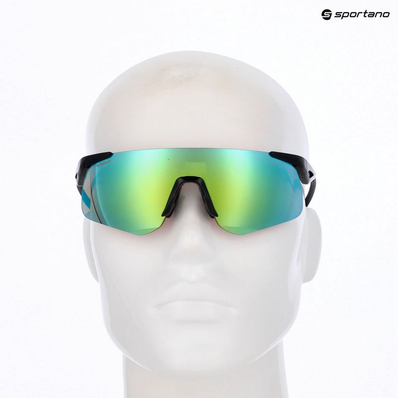 Окуляри сонцезахисні Red Bull SPECT Mark black/smoke with green blue mirror 7