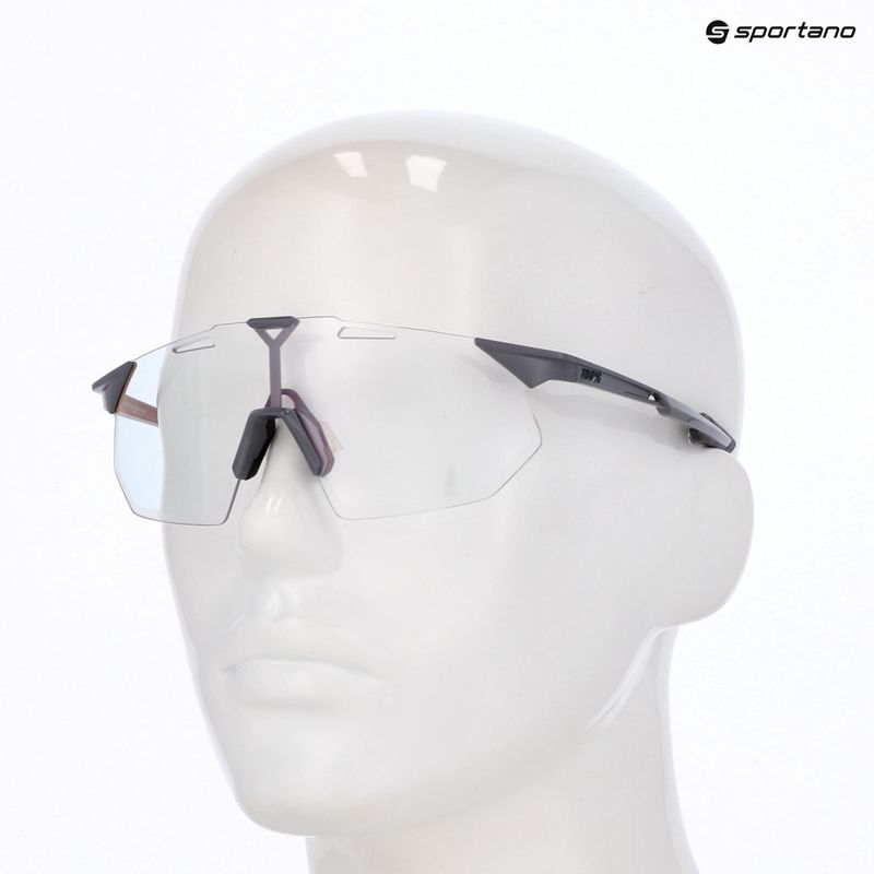 Окуляри сонцезахисні 100% Hypercraft SQ gloss light grey/rose gold mirror photochromic 7