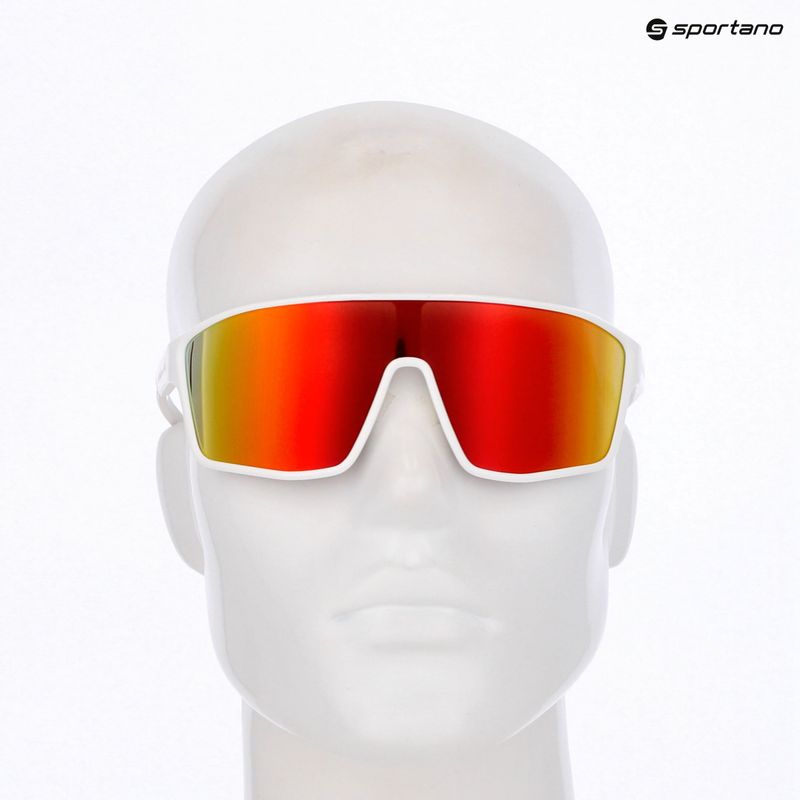 Окуляри сонцезахисні Red Bull SPECT Daft white/brown with orange mirror 4