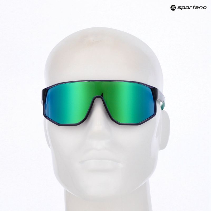 Окуляри сонцезахисні Red Bull SPECT Dash dark purple/smoke with green-purple mirror 7