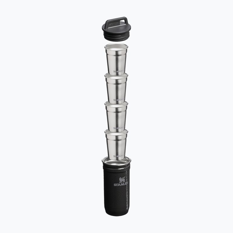 Чарки туристичні Stanley Pre-Party 60 ml 4 pack Hammertone Black 3