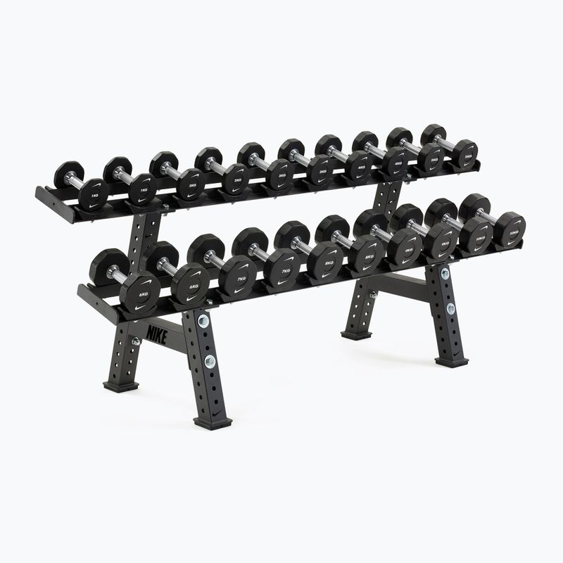 Підставка для гантелей Nike Strength Urethane Dumbbell Rack чорна 3