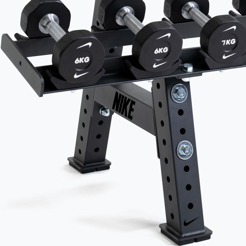 Підставка для гантелей Nike Strength Urethane Dumbbell Rack чорна 4